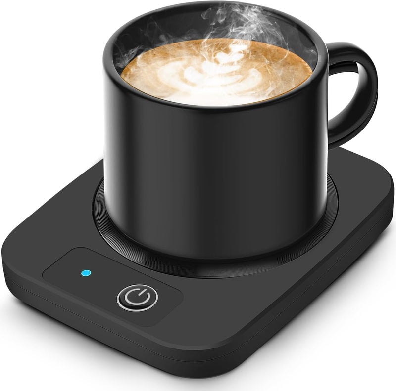 Lesipee Coffee Mug Warmer, Smart Candle Warmer, Electric Cup Warmer with Aluminum Metal Panel for Office, Desk Accessories, Electric Beverage Warmer for Cocoa, Milk, Coffee Gifts for Dad - Image 1